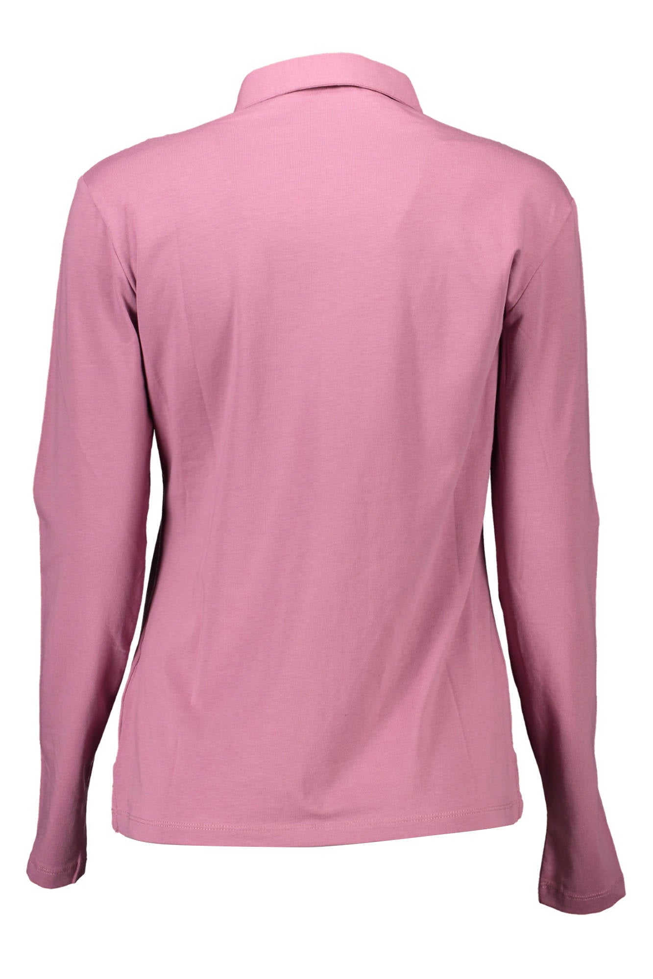 U.S. POLO POLO MANICHE LUNGHE DONNA ROSA-1