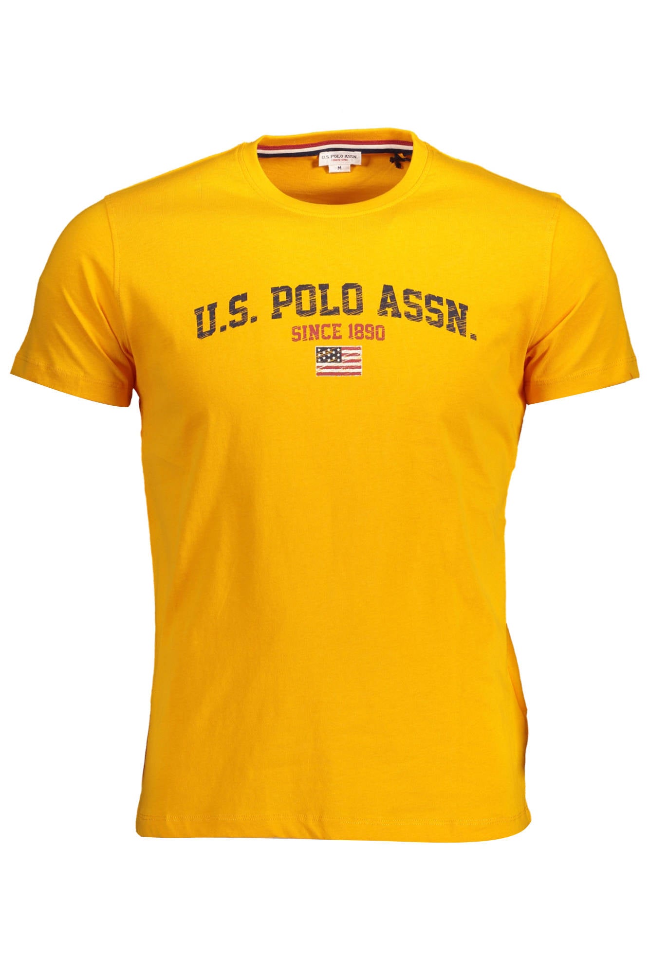 U.S. POLO T-SHIRT MANICHE CORTE UOMO ARANCIO-0