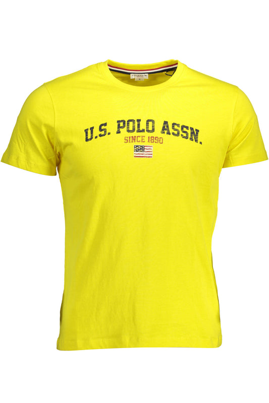 U.S. POLO T-SHIRT MANICHE CORTE UOMO GIALLO-0