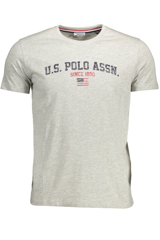 U.S. POLO T-SHIRT MANICHE CORTE UOMO GRIGIO-0