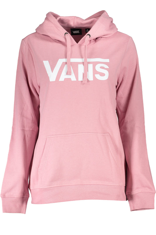 VANS FELPA SENZA ZIP DONNA ROSA-0