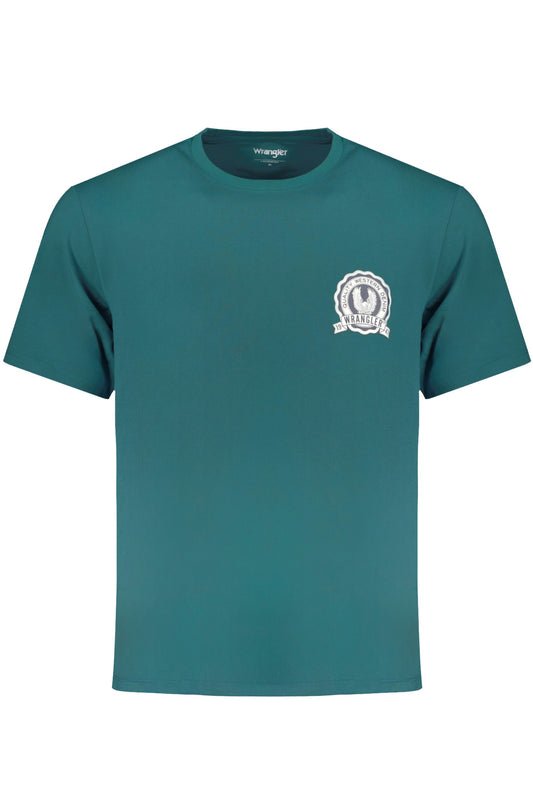 WRANGLER T-SHIRT MANICHE CORTE UOMO VERDE-0