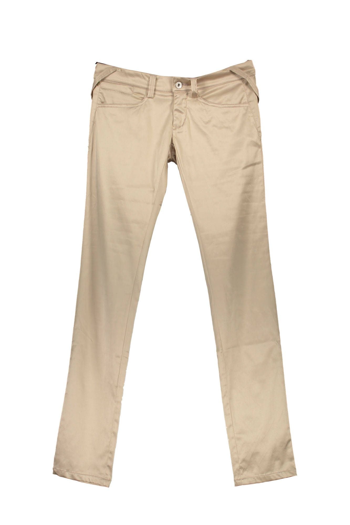 YES ZEE PANTALONE DONNA BEIGE-0