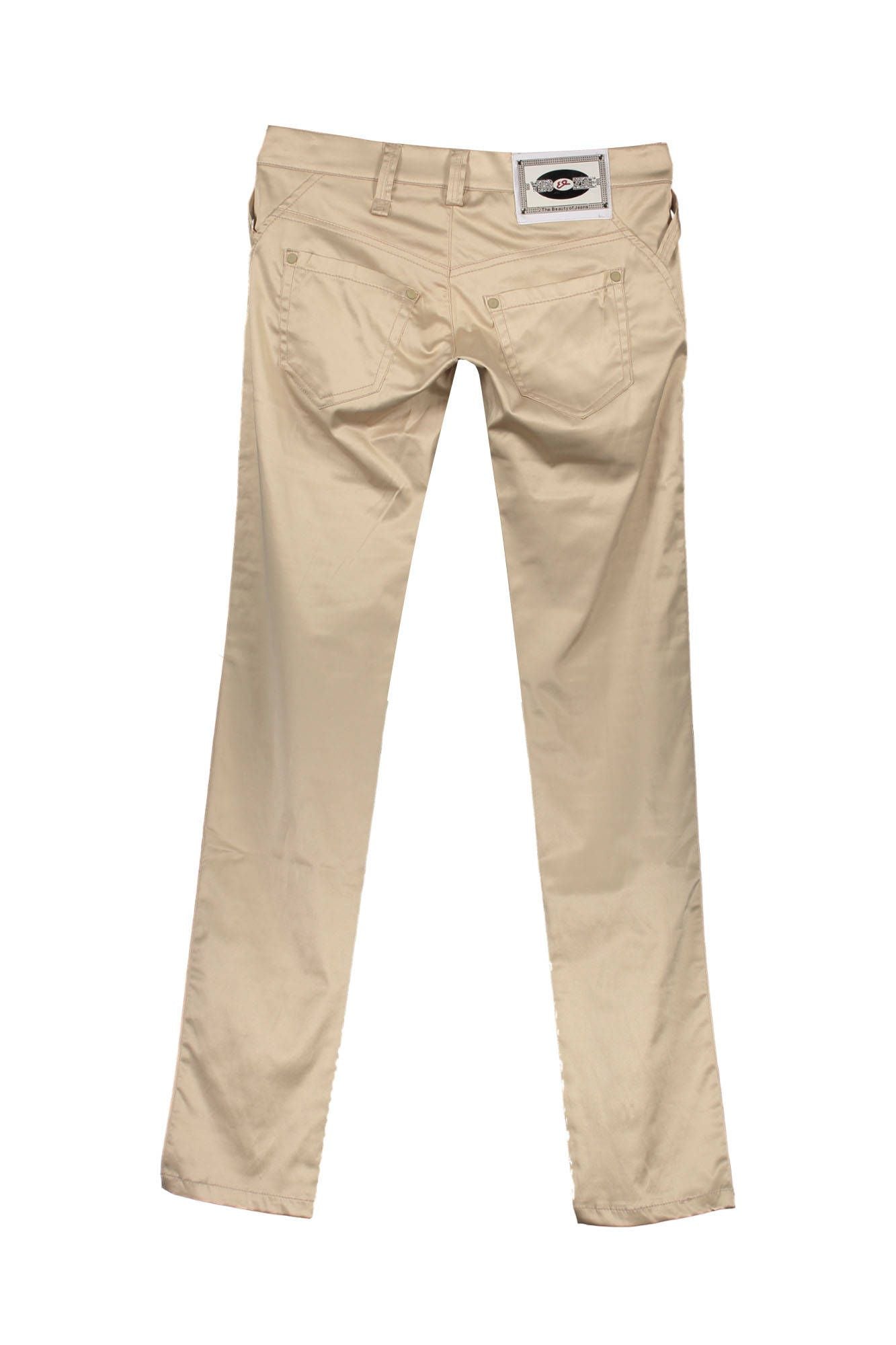 YES ZEE PANTALONE DONNA BEIGE-1