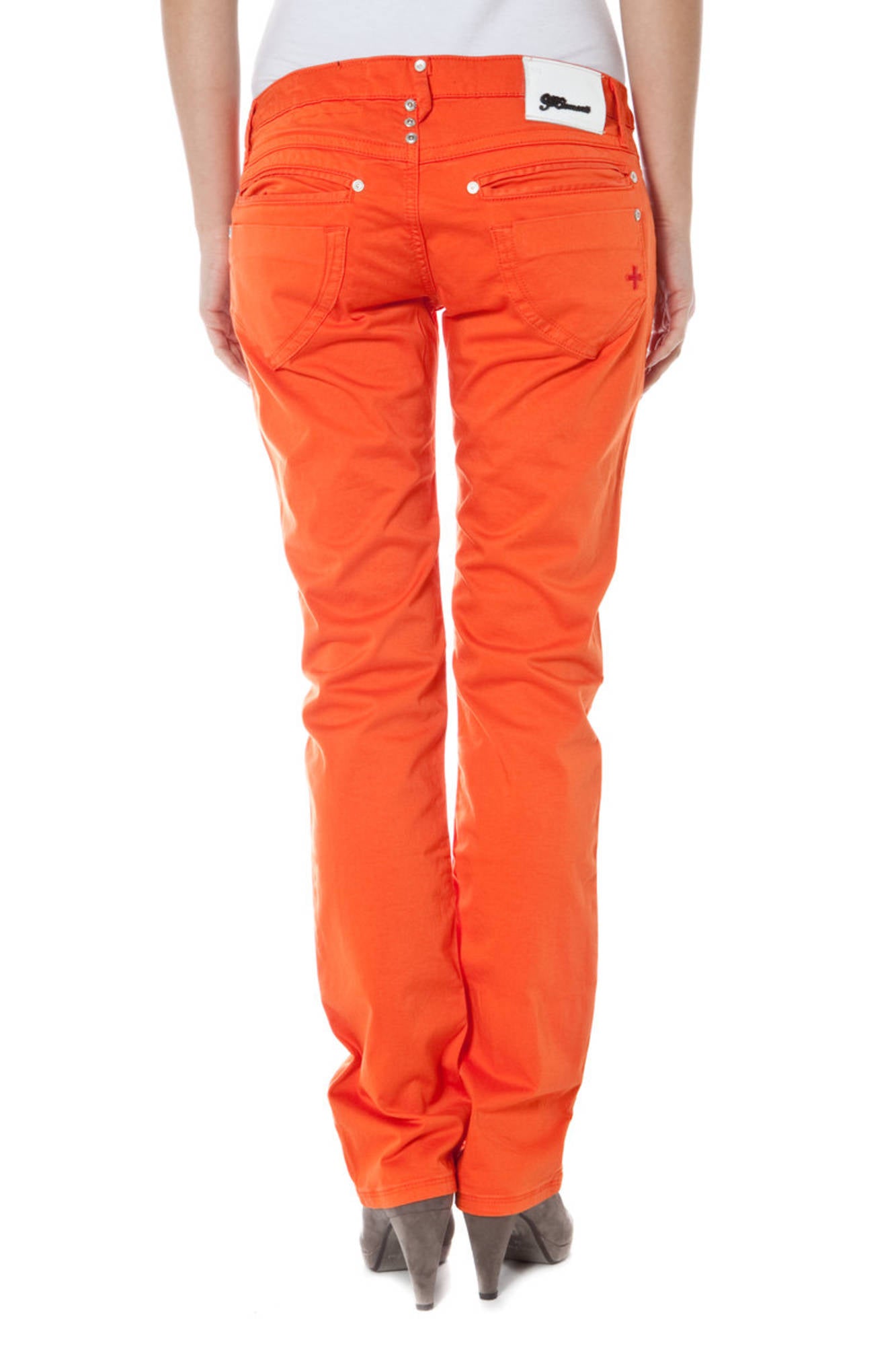 ZUELEMENTS PANTALONE DONNA ARANCIO-1