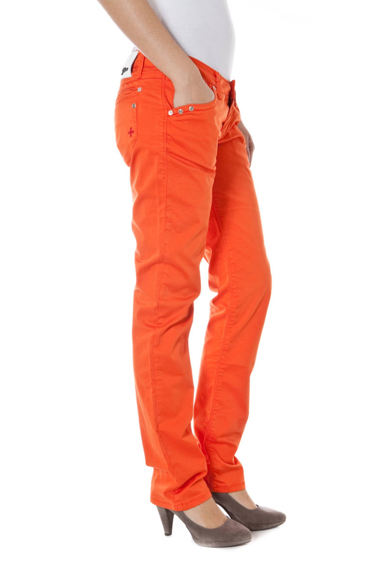 ZUELEMENTS PANTALONE DONNA ARANCIO-2