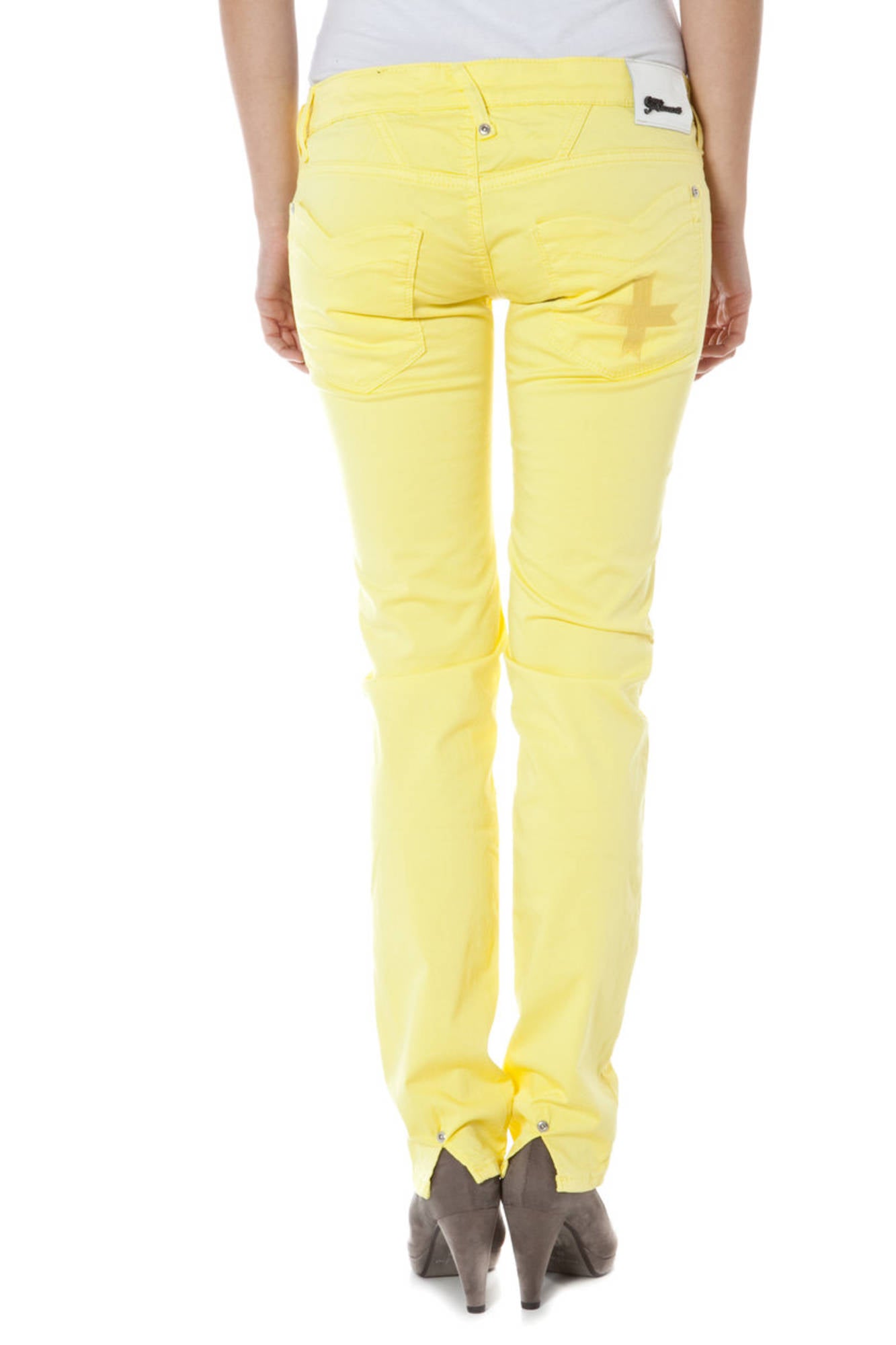 ZUELEMENTS PANTALONE DONNA GIALLO-1