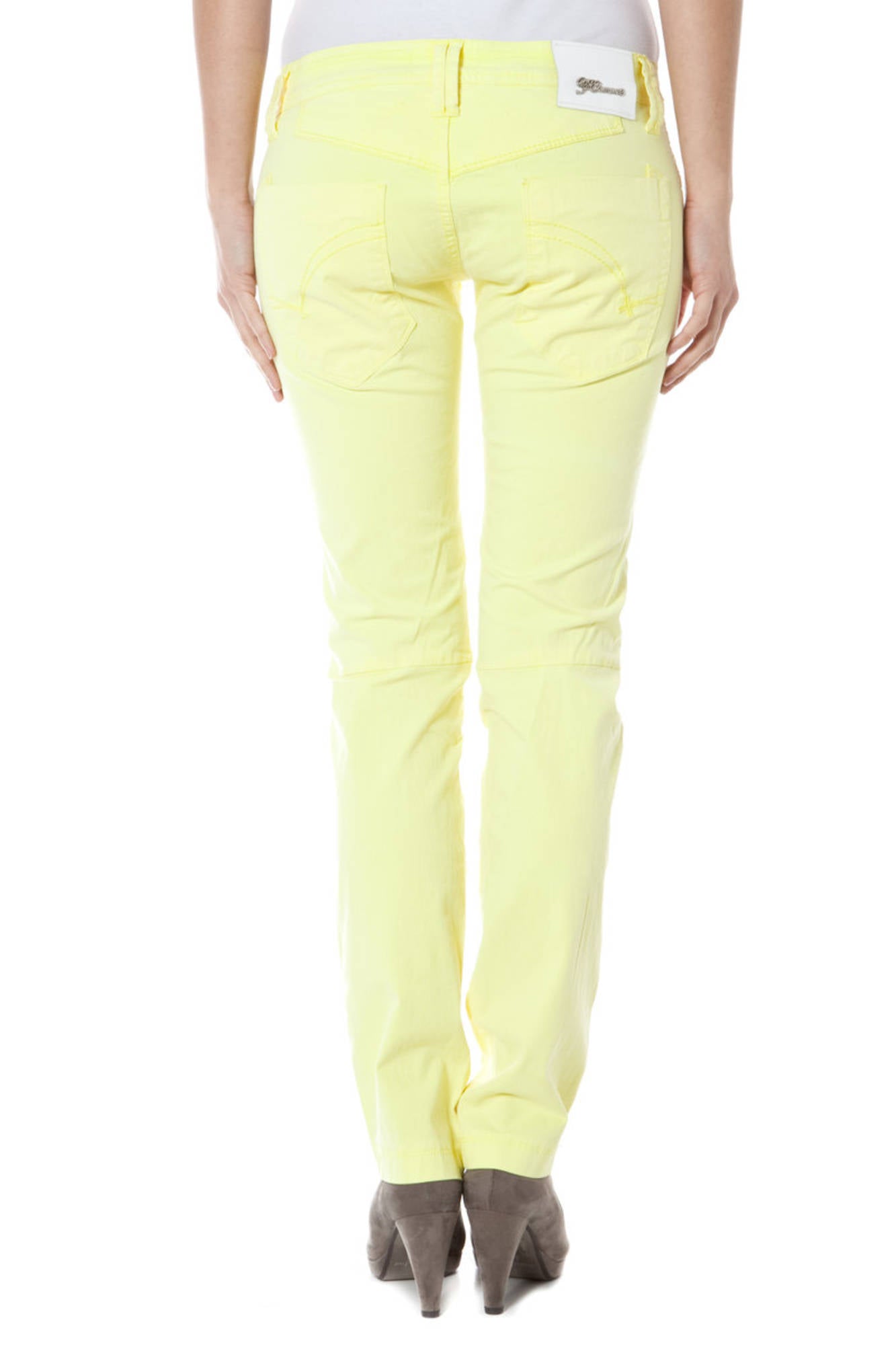 ZUELEMENTS PANTALONE DONNA GIALLO-1